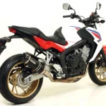Arrow Thunder Aluminium Black Honda CB/CBR650F 2014 > 2018