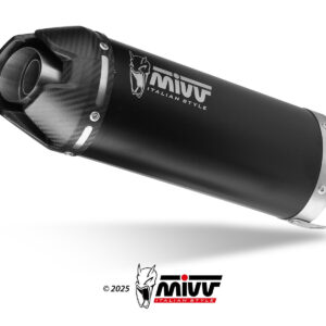 MIVV Escape Completo 4x2x1 AK-1 Preto com tapa de Carbono Honda CBR 650 R 2024-2026