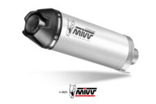 MIVV Escape Completo 4x2x1 AK-1 Titânio com tapa de Carbono Honda CBR 650 R 2024-2026